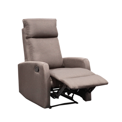 (Free Installation) 2FT Fabric/TPU Recliner Sofa 1 Seater Recliner Grey Clay Brown Blue Cream-530/533