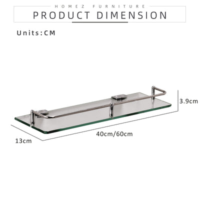 40CM Bathroom Glass Shelf - HMZ-BRGS-LY8805