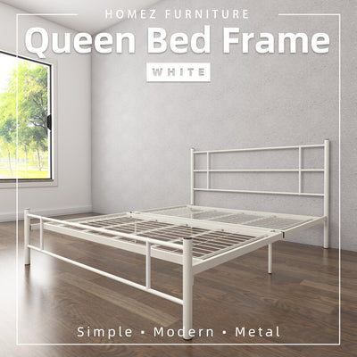 3V Powder Coat Metal Queen Size Bed Frame - ED902F