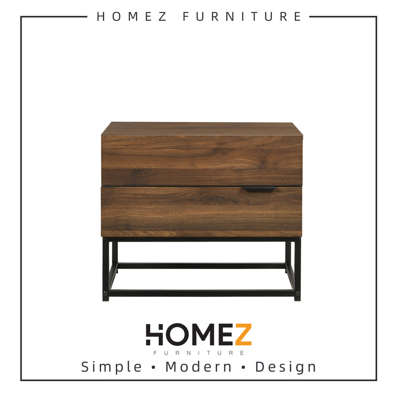 2FT Noble Modernist Design Side Table With 2 Drawer  - HMZ-FN-ST-N0500-CN