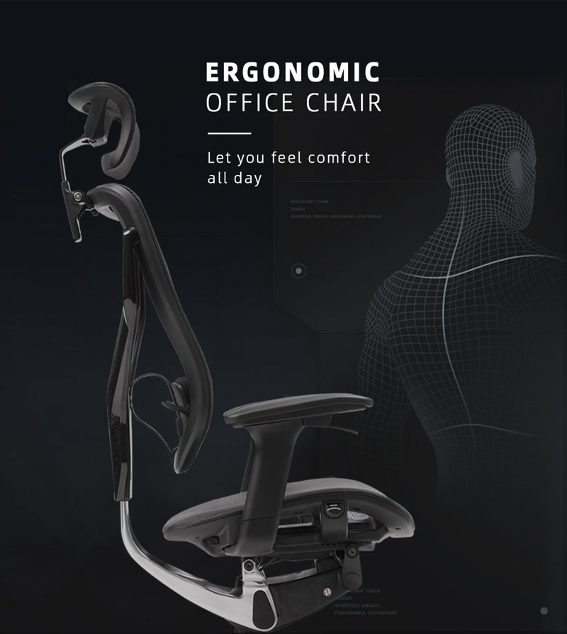 (Free Installation) GTChair VIDA-V7-X / Y Frame Ergonomic Office Chair / Gaming Chair with Adjustment - GTC-GC-V7X-BK-MH