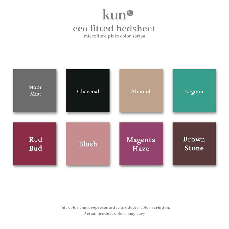 KUN 8 Colors Premium Fitted Bed Sheet Series 2 (Single / Super Single / Queen / King)