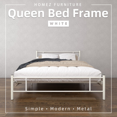 3V Powder Coat Metal Queen Size Bed Frame - ED902F