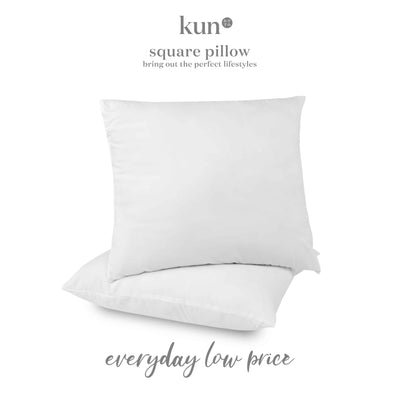 Kun Hotel Premium Square Cushion Pillow High Quality Fabric & Polyester Fill