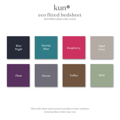 KUN 8 Colors Premium Fitted Bed Sheet Series 1 (Single / Super Single / Queen / King)