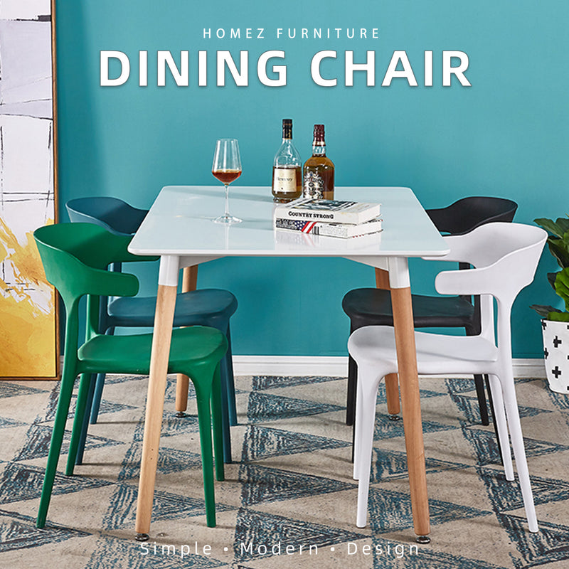 Designer Dining Chair with Comfort Arm Rest & Back Rest - HMZ-DC-A363