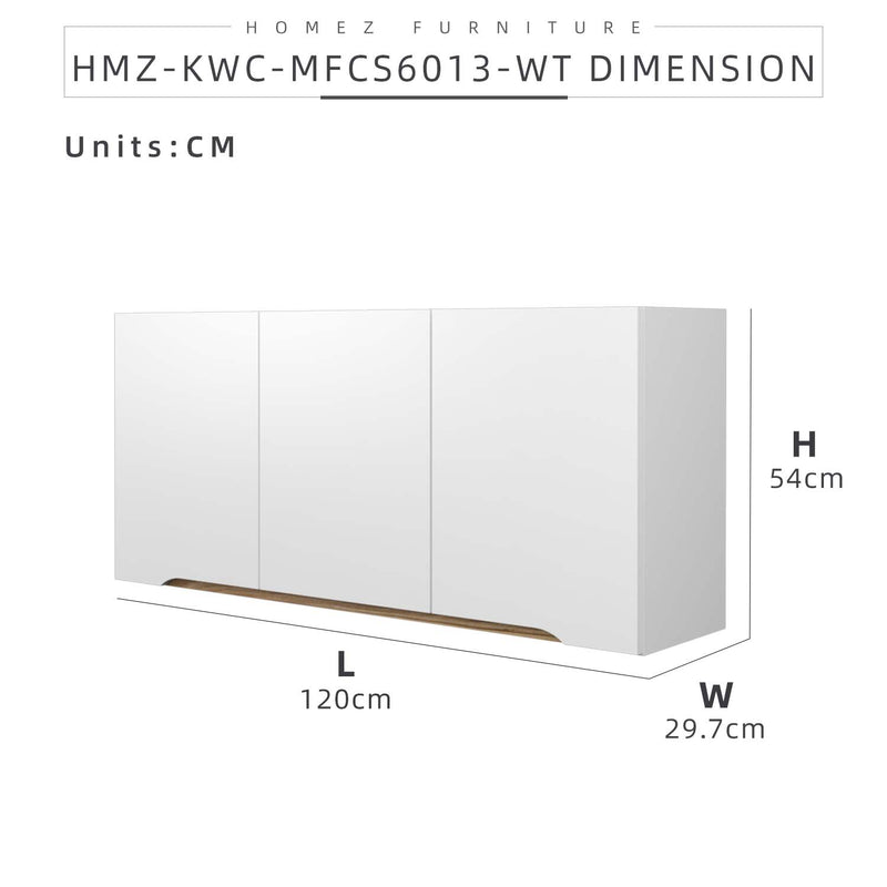 (Self-assembly) Situra Series Kitchen Cabinets Wall Unit Kitchen Storage - MFCS6013-WT