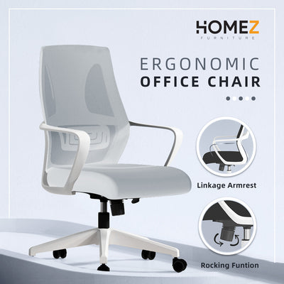 (Self-assembly) Mesh Office Chair with Ergonomic Design - OC-MB-9011