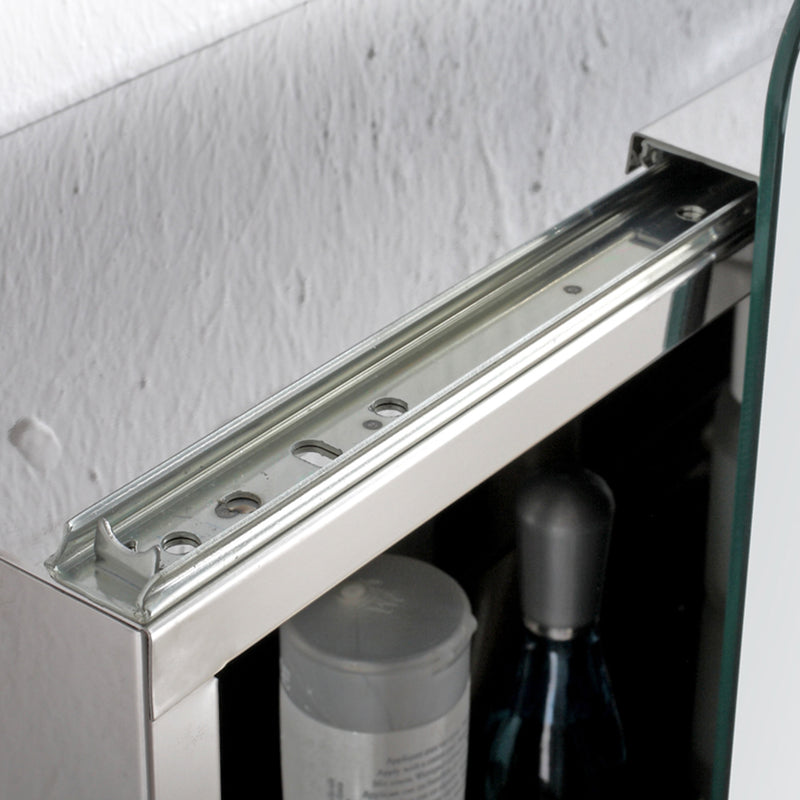 Bathroom Mirror Sliding Cabinet 100% Stainless Steel - 460 x 130 x 660mm HMZ-BR-MC-7008