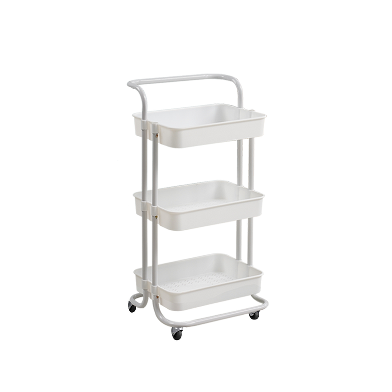 3 Tier ABS  Kitchen Trolley Storage Shelf - HMZ-CH-STR-8010
