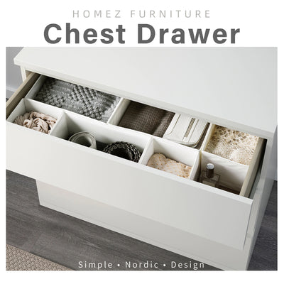 2.5FT 3 Layers Chest Drawer with Drawer Storage - HMZ-CD-DT-7000