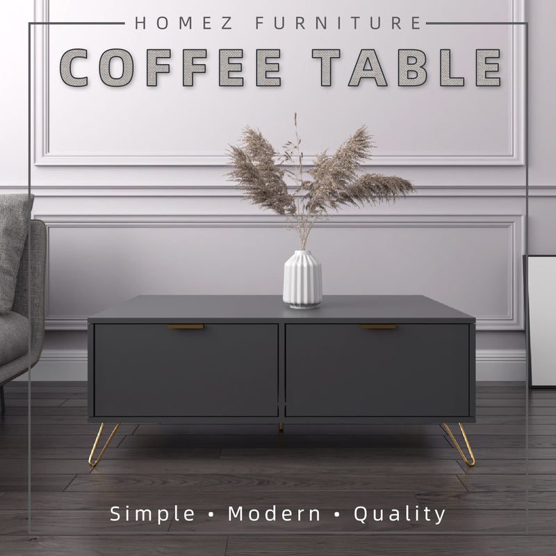 (Self-assembly) 4FT Stellate Series Coffee Table Modernist Design - HMZ-FN-CT-1100-DGY