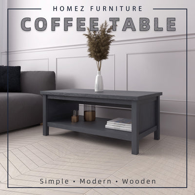 (Self-assembly) 3.8FT Akara Series Coffee Table Modernist Design - HMZ-FN-CT-A1160-DG