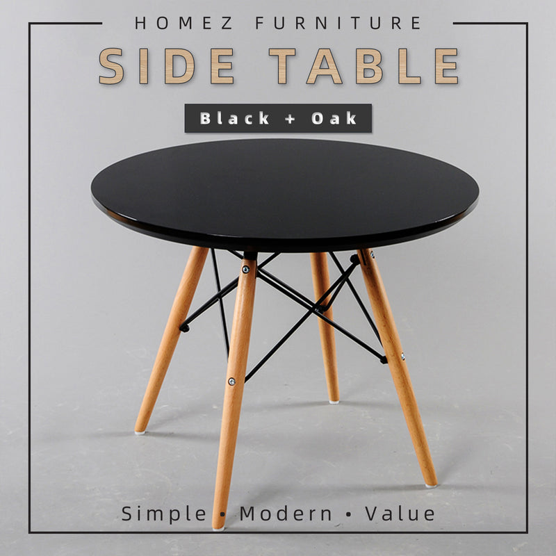 2FT Round Modern Solid Side Table - HMZ-FN-DT-T60(6045)