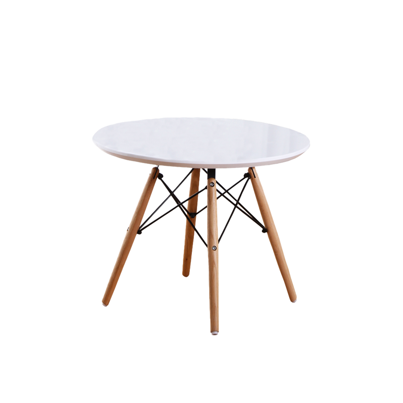 2FT Round Modern Solid Side Table - HMZ-FN-DT-T60(6045)