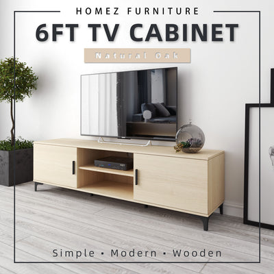 6FT TV Cabinet Modernist Design Tv Rack / Tv Console - HMZ-FN-TC-EC5014