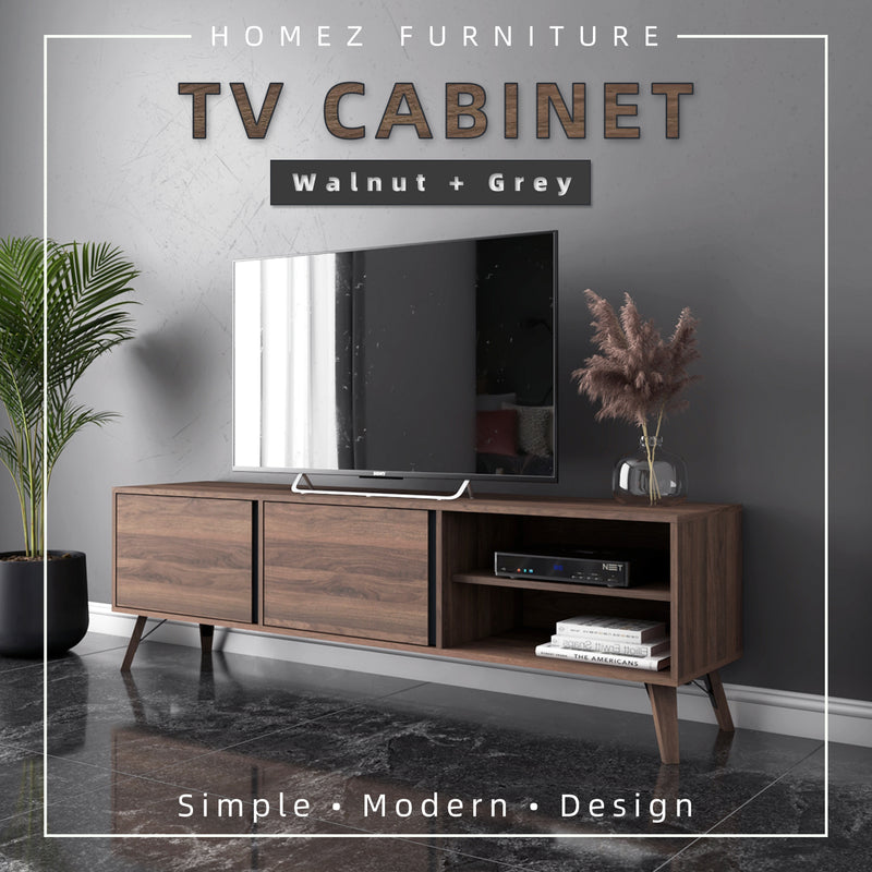 6FT Kinsley Series TV Cabinet TV Console - K0164-GY