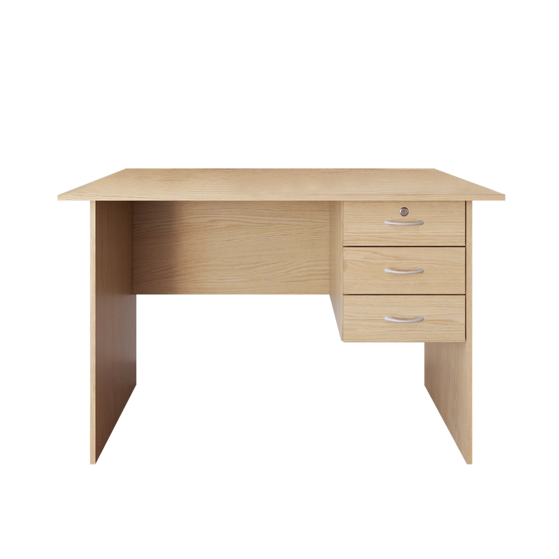 (Self-assembly) Writing Table with 1 Locker + 2 Drawer Table- HMZ-FN-WT-2004