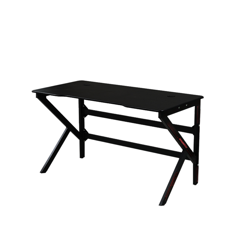 GTGAMEZ K Series Modern Simple E-sports Gaming Table / Gaming Desk - HMZ-GT-JF-14060-KL-BK