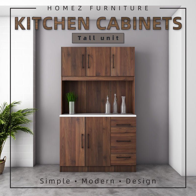 Homez Ventura Series Kitchen Cabinets Tall Unit / Kitchen Storage - HMZ-KC-MFC2012-WN
