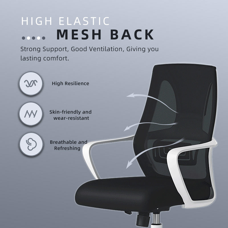 (Self-assembly) Mesh Office Chair with Ergonomic Design - OC-MB-9011