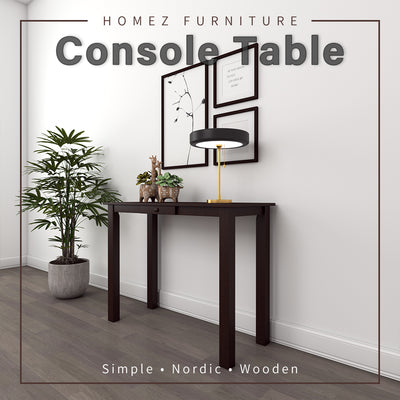 (Self-assembly) 3FT Console Table with Drawer - SNKS1636