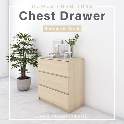 2.5FT 3 Layers Chest Drawer with Drawer Storage - HMZ-CD-DT-7000