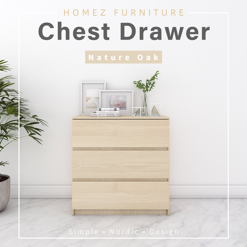 2.5FT 3 Layers Chest Drawer with Drawer Storage - HMZ-CD-DT-7000