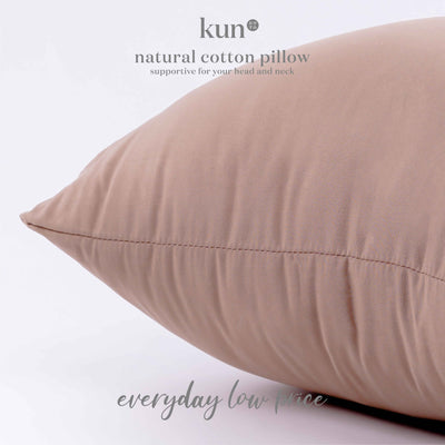 KUN Natural Cotton Pillow 100% Organic Smell 17inch x 27inch x 1.2kg