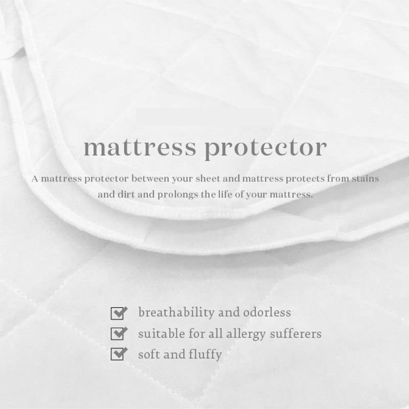 KUN Washable Mattress Protector: A Layer of Protection & Comfort - Washable (Non Waterproof)-MF-PROTECTOR