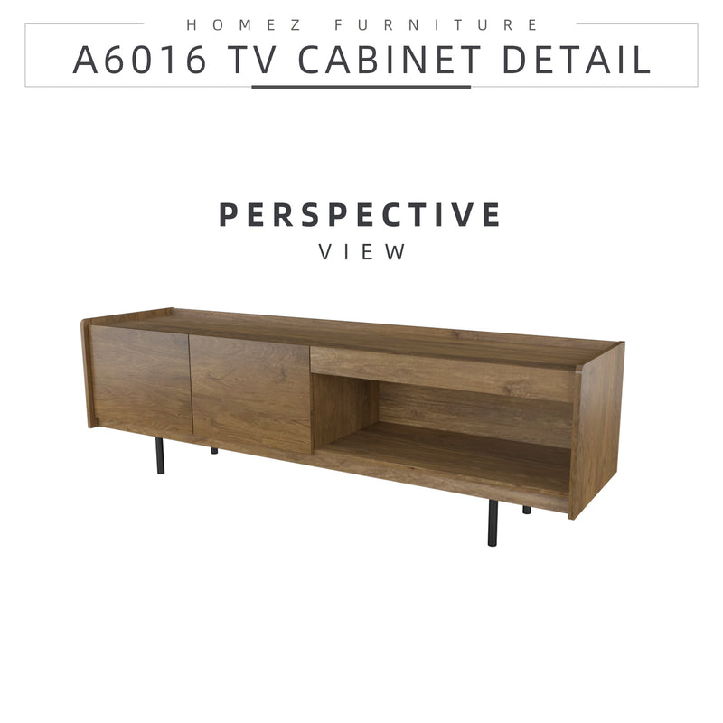 6FT Apolo Series TV Cabinet with Metal Leg - HMZ-FN-TC-A6016-CO