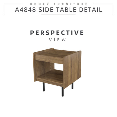 2FT Apolo Series Modern Design Side Table With 2 Drawer - HMZ-FN-ST-A4848-CO