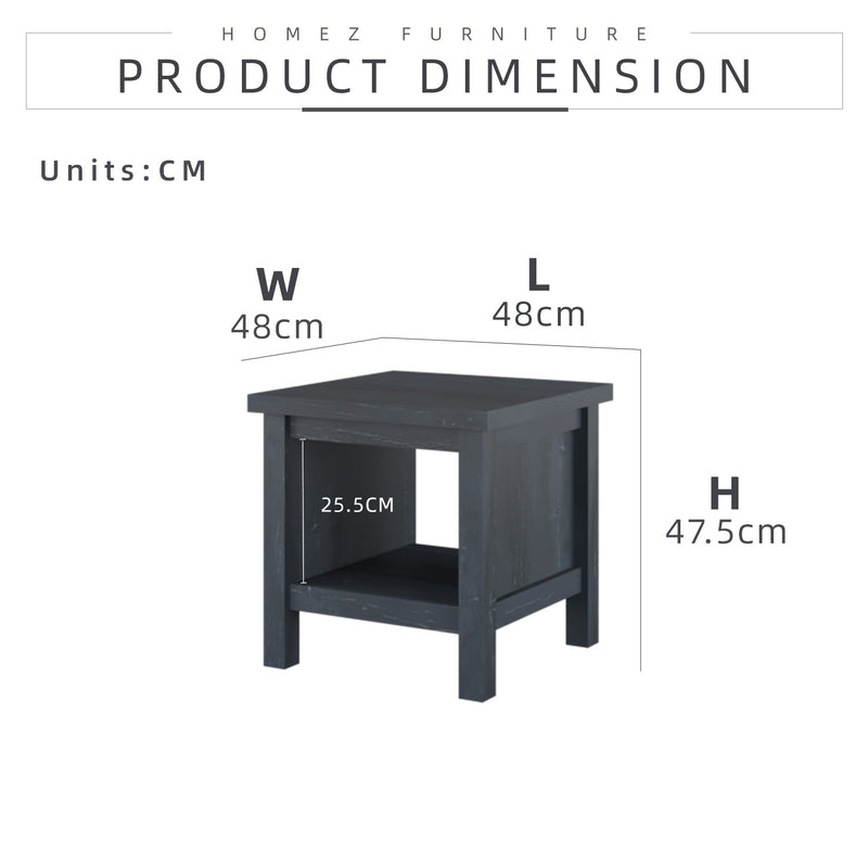 1.5FT Akara Series Side Table Modernist Design