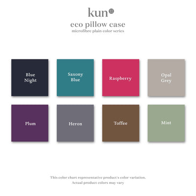KUN Premium MicroFibre Pillow Case (50cm X 76cm)/ Bolster Case (35cm x 105cm)